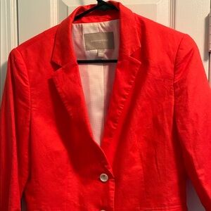 Banana Republic Women's Bold Red Blazer